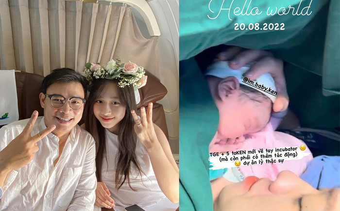 MC Hà My được triệu phú cầu hôn trên máy bay đã sinh con đầu lòng, hé lộ tên em bé Ảnh 2