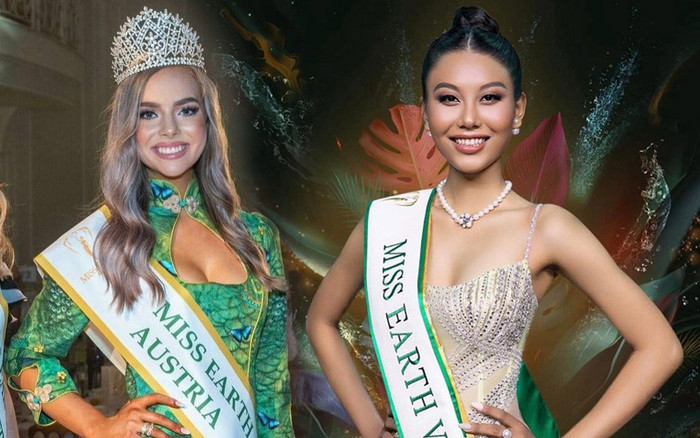 Vẻ đẹp sang trọng của đại diện Áo tại Miss Earth: Át vía Thạch Thu Thảo về trình độ nuốt mic Ảnh 2