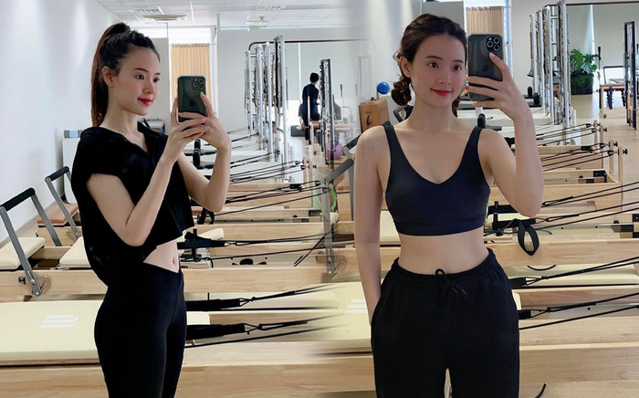 Midu khoe ảnh đi tập: Dẻo dai không kém gì idol Kpop, bảo sao giữ được vòng eo 54cm Ảnh 2