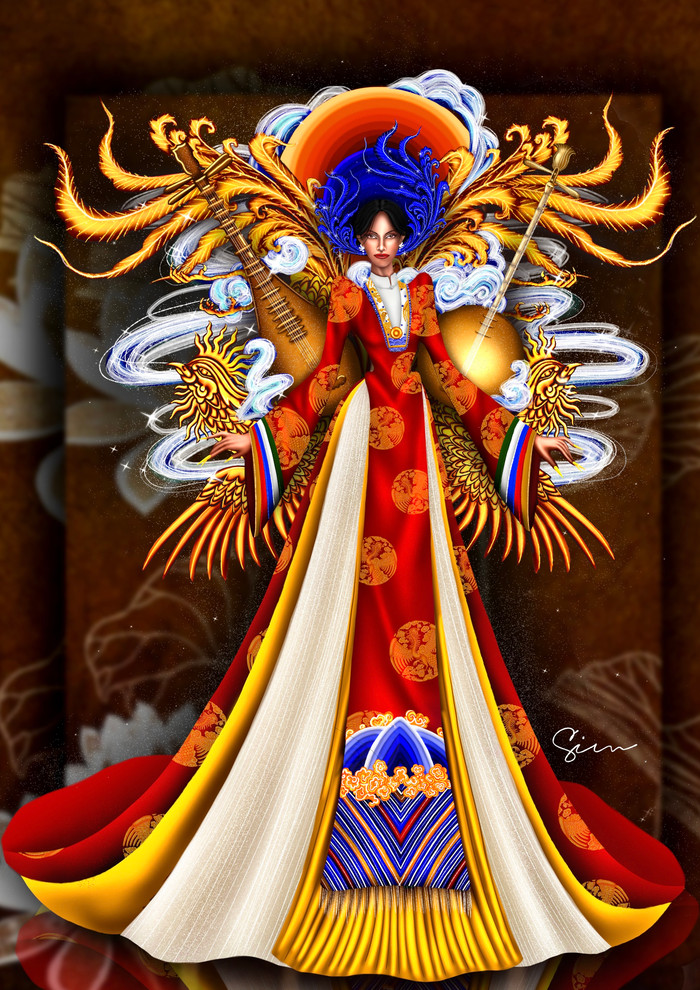 Tết cổ truyền, múa rối nước và loạt ý tưởng trang phục dân tộc độc đáo ở Miss Grand Vietnam Ảnh 8