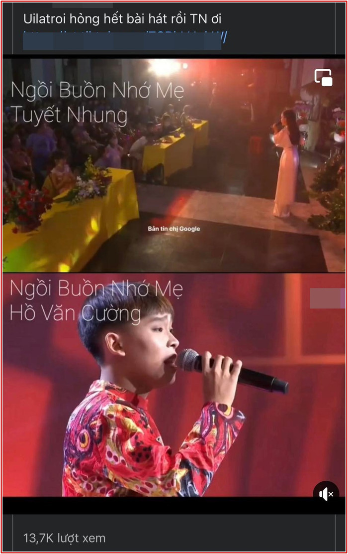 Đụng hàng ca khúc với Hồ Văn Cường, con nuôi ca sĩ Phi Nhung bị chê 'phá hỏng hết cả bài' Ảnh 1