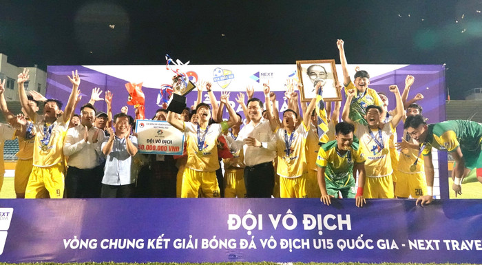 SLNA vô địch U15 Quốc gia 2022.
