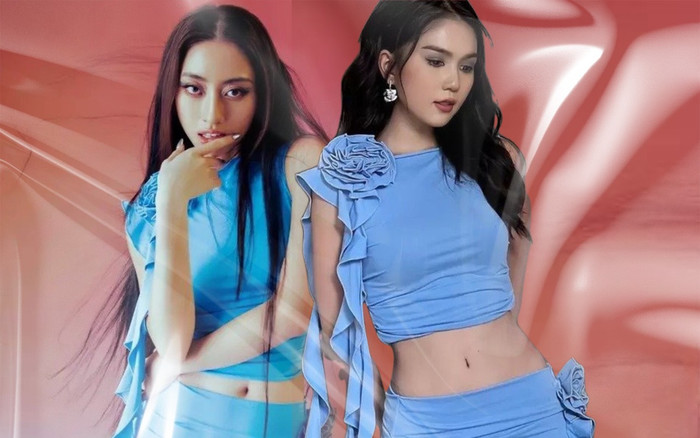 Đau đầu với những màn 'đụng hàng' của Ngọc Trinh và Lương Thùy Linh: Bất phân thắng bại Ảnh 2