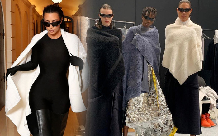 Chiếc khăn tắm 73 triệu đồng của Balenciaga hệt như hàng mua ngoài chợ Ảnh 2