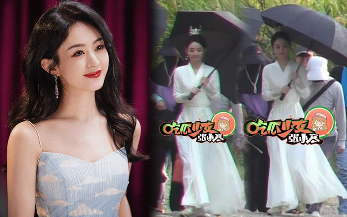 Triệu Lệ Dĩnh được khen khi tự cầm ô trên phim trường Dữ Phượng Hành, nhưng lại bị netizen mỉa mai Ảnh 2