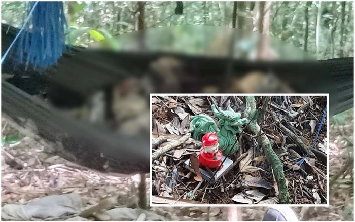 Vụ 2 bộ xương khô nằm trên võng giữa rừng: Phát hiện hiện vật mang tính tâm linh Ảnh 2