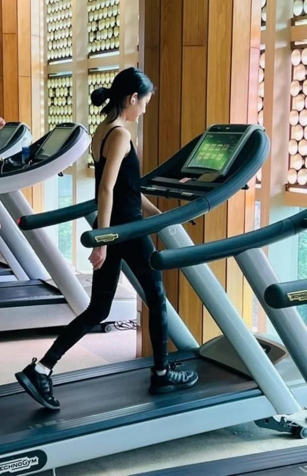 Dù còn ít tuổi nhưng Bảo Tiên rất chú trọng vào việc giữ gìn vóc dáng.