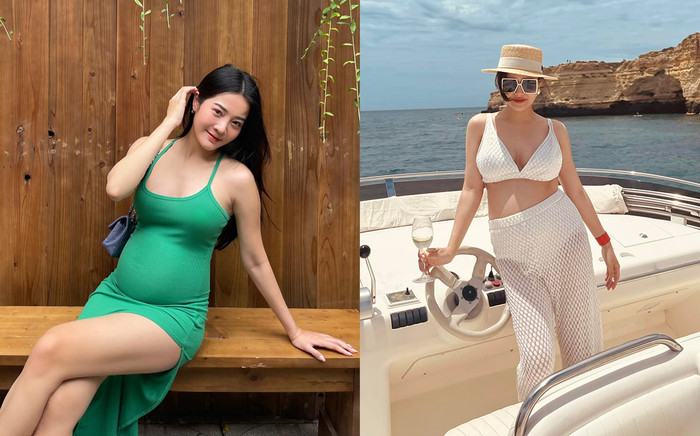 Phanh Lee, Karen Nguyễn và những bà bầu showbiz cận này lâm bồn vẫn đẹp quyến rũ Ảnh 2