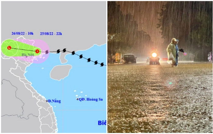 Ảnh hưởng của bão số 3: Quảng Ninh mưa lớn như thác đổ, nhiều nơi bị ngập sâu Ảnh 2