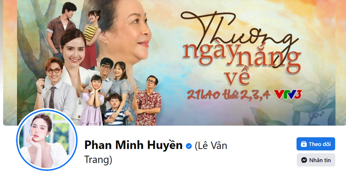 Thực tế, việc diễn viên để tên vai diễn lên trang cá nhân như một cách nhận diện cũng phải điều gì quá mới mẻ, nhất là khi 'Lê Vân Trang' và Thương Ngày Nắng Về đã mang lại cho Phan Minh Huyền quá nhiều thứ tích cực. 