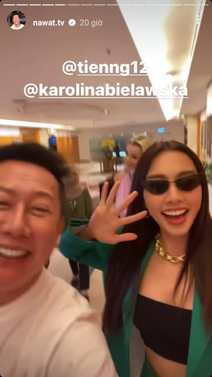 Nhan sắc rạng rỡ của hai nàng hậu Quốc tế tại đất nước Malaysia.