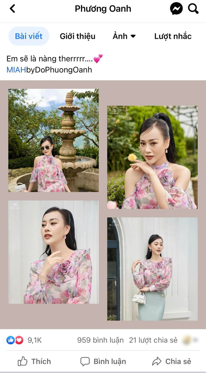 Facebook của Phương Anh vẫn giữ nguyên phần bình luận trước đó.