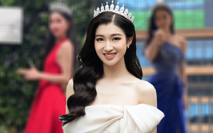 Á hậu Phương Nhi: Diện đầm cồng kềnh, đầu đội vương miện nhưng vẫn nhảy nhót cực ngọt bản hit BlackPink! Ảnh 2