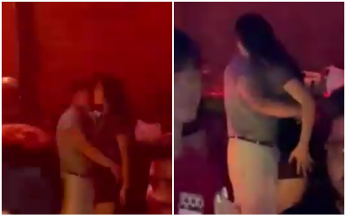 Xuất hiện clip được cho là Shark Bình 'say đắm' bên Phương Oanh trong quán bar Ảnh 2