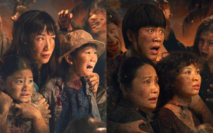 Ốc Thanh Vân - Lê Lộc máu me đầy mình, báo hiệu cuộc chiến không khoan nhượng trong Cù Lao Xác Sống Ảnh 2