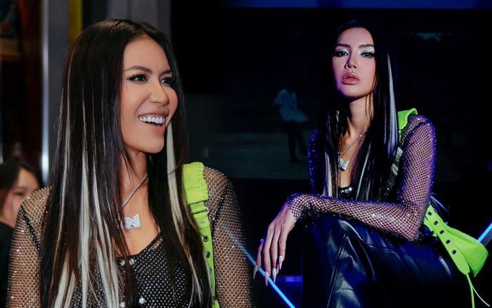 Minh Tú diện áo lưới đen xuyên thấu, trở thành tâm điểm nhờ vẻ đẹp cá tính Ảnh 2