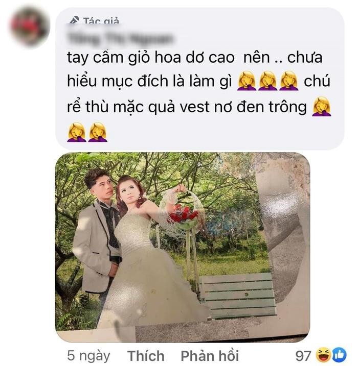 Cười xỉu màn review bộ ảnh cưới 10 năm trước: Tư thế tạo dáng 'siêu ngố', cô dâu trẻ bỗng 'hóa 68 tuổi' Ảnh 13