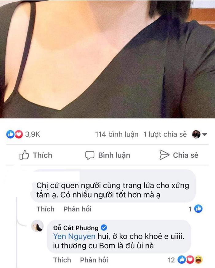 Phản ứng của Cát Phượng khi được netizens khuyên đi thêm bước nữa Ảnh 2