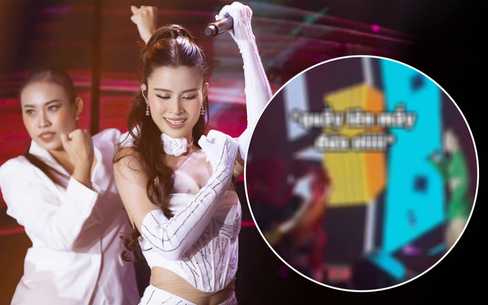 Phản ứng của Đông Nhi khi đi hát nhưng lại thấy khán giả 'quậy đục nước' hơn cả mình! Ảnh 2