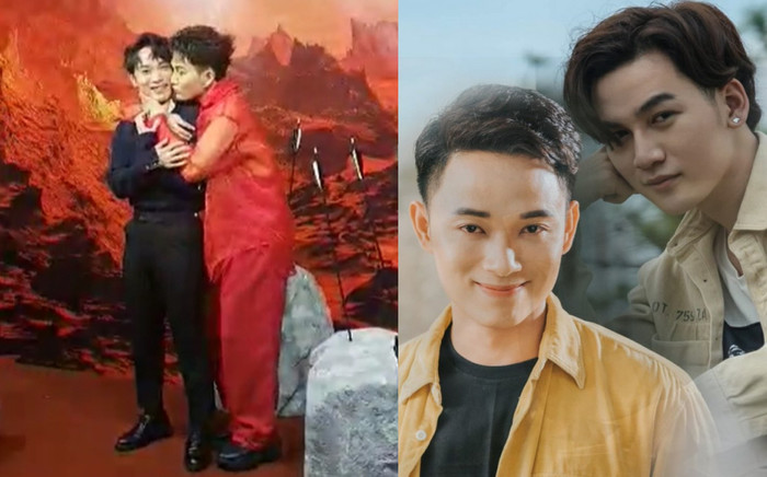 Ali Hoàng Dương ôm hôn Trúc Nhân ngay tại sự kiện, vô tình gặp phải sự cố 'ngượng chín mặt' Ảnh 2