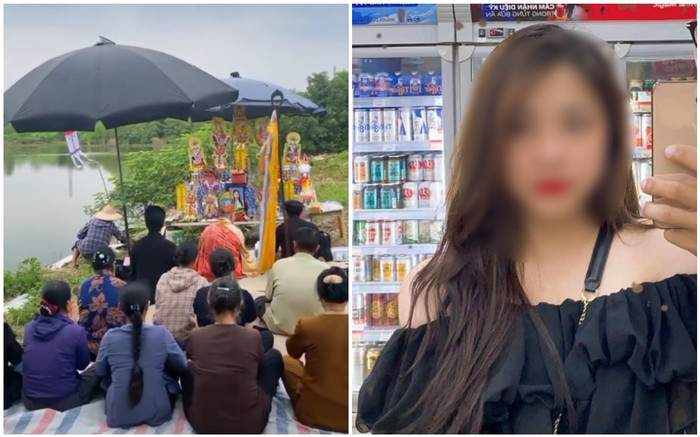 Gia đình đến bờ sông làm lễ 49 ngày cho cô gái mất tích bí ẩn ở Hà Nội Ảnh 2