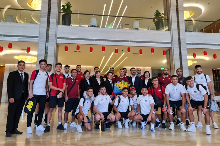 U20 Palestine đã đáp chuyến bay tới Việt Nam để thi đấu trận giao hữu quốc tế với ĐT U20 Việt Nam, diễn ra trên SVĐ Việt Trì.