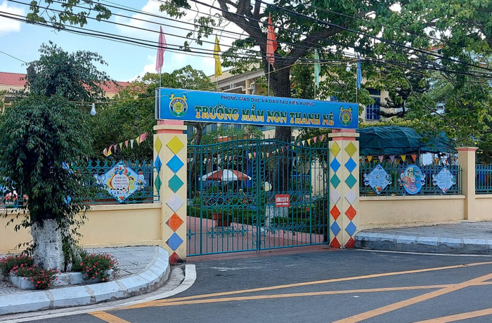 Trường mầm non Thanh Nê (huyện Kiến Xương, tỉnh Thái Bình). (Ảnh: Tuổi trẻ).