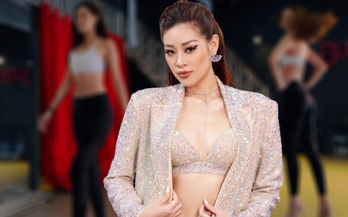 Từng khiến fan 'la ó' khi nhảy nhót, nay Khánh Vân catwalk ra sao trên nền nhạc của BlackPink? Ảnh 2