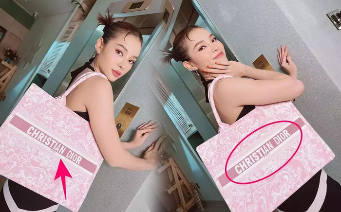 Phương Trinh Jolie bị nghi mang túi hàng fake 'đi khắp thế gian' Ảnh 2