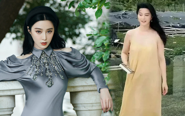 Phạm Băng Băng mặc đầm rộng thùng thình, thân hình mũm mĩm làm rộ lên nghi vấn mang bầu Ảnh 2