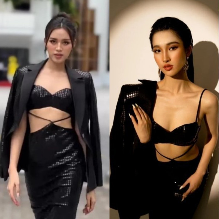 Hai mỹ nhân xứ Thanh đọ sắc: 'Thần tiên tỷ tỷ' Phương Nhi 'thất thế' khi đứng cạnh Đỗ Thị Hà Ảnh 4