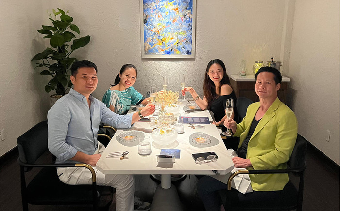 Sự thân thiết bất ngờ của 2 đại gia: chồng Phan Như Thảo và chồng Vân Hugo Ảnh 2