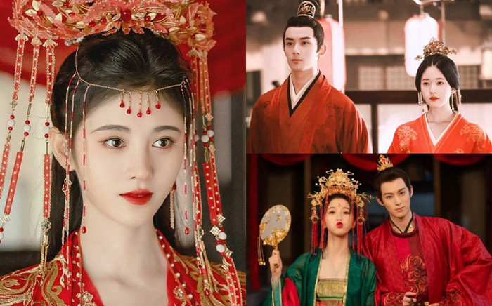 Dàn tiểu hoa thế hệ mới mặc hỉ phục: Triệu Lộ Tư mờ nhạt, Cúc Tịnh Y - Ngu Thư Hân được khen hết lời Ảnh 2