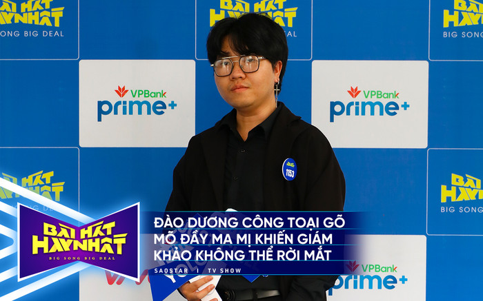 Bài hát hay nhất: Đào Dương Công Toại 'gõ mõ' ma mị khiến giám khảo không thể rời mắt Ảnh 2