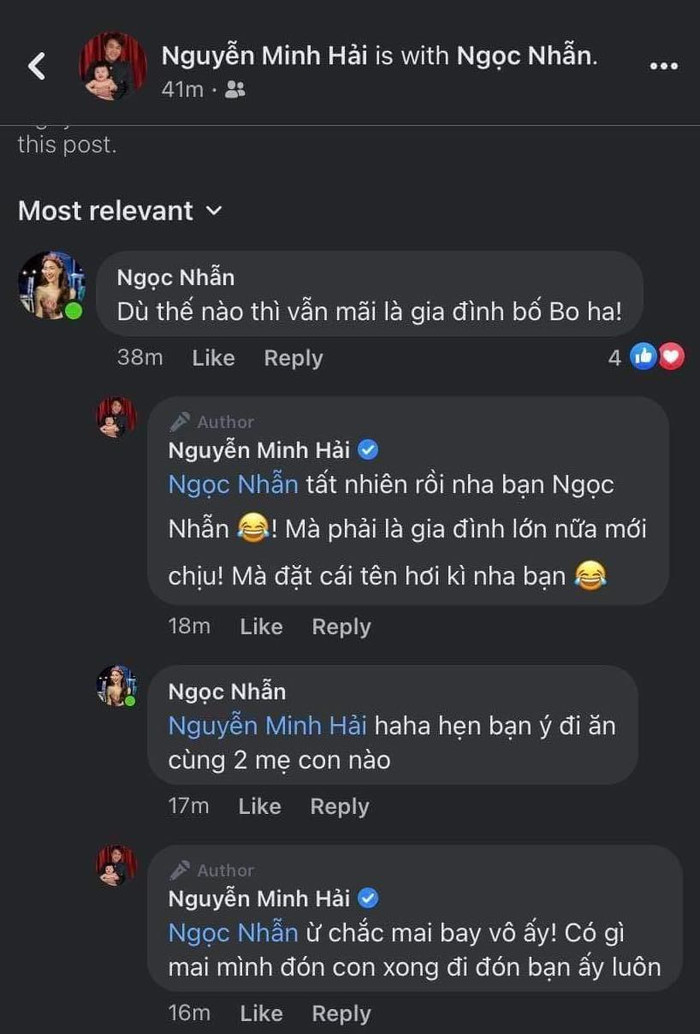 Hòa Minzy không ngại gặp mặt tình mới của bạn trai cũ. 