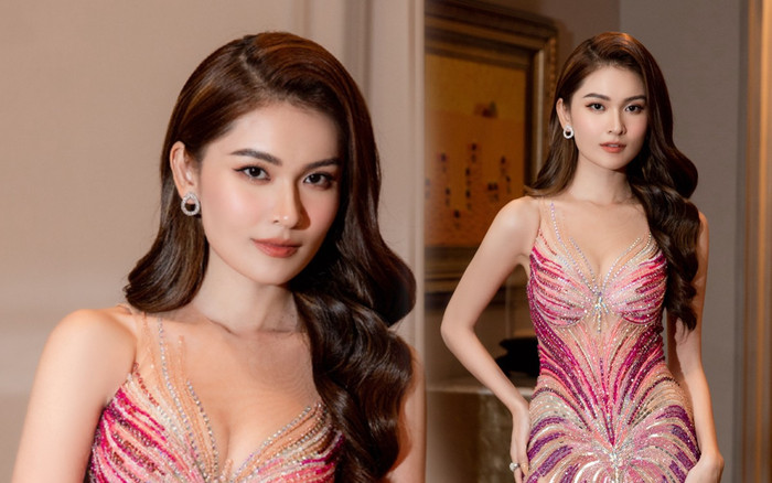 Á hậu Thùy Dung đẹp cạn nước chấm với váy xẻ đùi: Sắc vóc keo lỳ thế này nên thi Miss Grand VN Ảnh 2