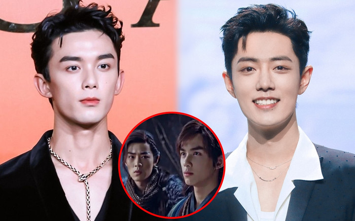 Fan tá hỏa nhìn lại ảnh Tiêu Chiến đứng cạnh Ngô Lỗi 4 năm trước: Mặt sưng húp, bóng nhờn như ông chú U40 Ảnh 2