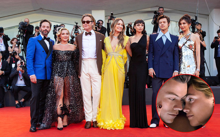 Dàn sao Em Yêu, Đừng Sợ nổi bật trên thảm đỏ LHP Venice: Harry Styles lịch lãm, Florence Pugh táo bạo Ảnh 2