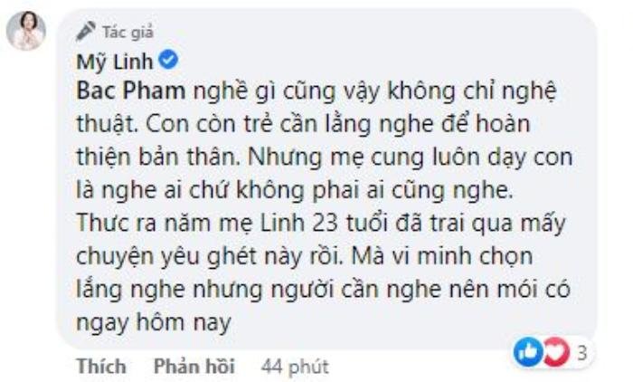 Diva Mỹ Linh lên tiếng bênh vực Mỹ Anh khi con gái bị netizen chê 'không có thực tài' trên sân khấu lớn Ảnh 3