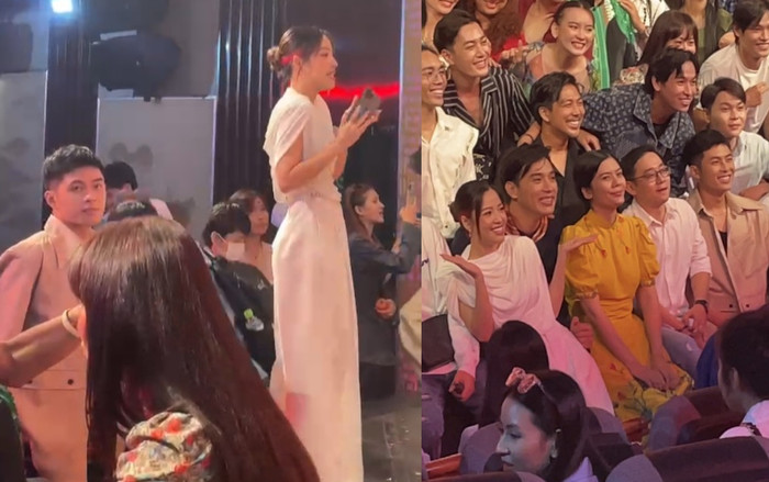 Bắt gặp Puka và Gin Tuấn Kiệt kè kè bên nhau đi dâng lễ Giỗ Tổ ngành sân khấu Ảnh 2