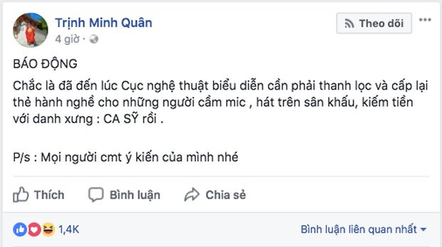 Dù đã nỗ lực nắn nót đến 18 lần cho một bài viết cách đây 5 năm trước, nhưng khán giả vẫn bất bình trước hành động của nam ca sĩ