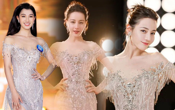 Màn đụng váy 'xuyên quốc gia' giữa hai thần tiên tỷ tỷ Phương Nhi và Địch Lệ Nhiệt Ba Ảnh 2