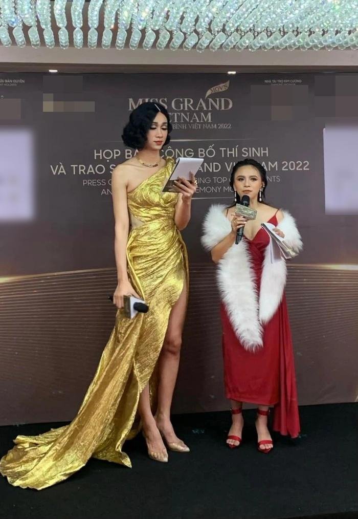 Hải Triều bật khóc, lên tiếng về sự cố đọc tiếng Anh dở khi làm MC Miss Grand Vietnam Ảnh 1