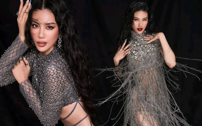 Bộ ảnh Bùi Quỳnh Hoa gửi đến Supermodel International 2022: Nhan sắc, body đều 'đỉnh của chóp' Ảnh 2