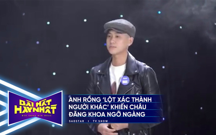 Anh Rồng như 'lột xác thành người khác' khiến giám khảo Châu Đăng Khoa sửng sốt Ảnh 2