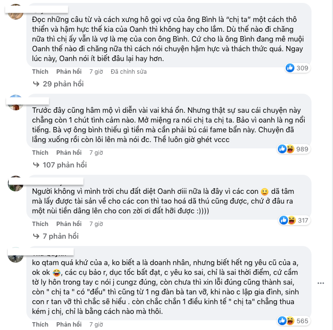 Cư dân mạng chỉ trích Phương Oanh sau màn 'tay đôi' với vợ shark Bình.