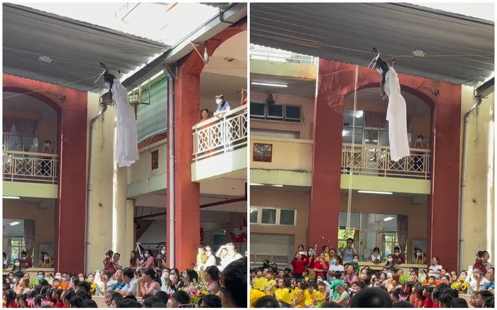 Từ khi clip 'chị Hằng hạ phàm' gây xôn xao trên mạng xã hội: Nhà trường 'buồn đến phát khóc' Ảnh 2