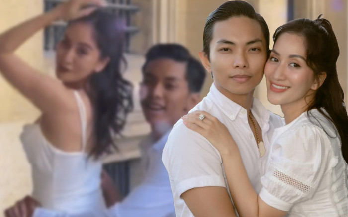 Cùng nhau khiêu vũ trên phố, vợ chồng Khánh Thi - Phan Hiển khiến dân tình xuýt xoa bởi độ ngọt ngào! Ảnh 2