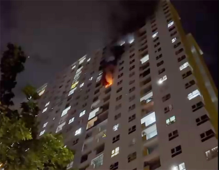 Hiện trường xảy ra vụ hỏa hoạn. (Ảnh: Vietnamnet).