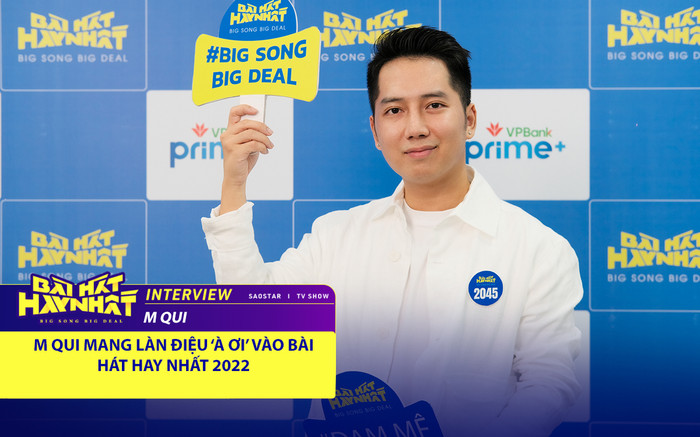 M Qui mang làn điệu 'à...ơi' vào Bài hát hay nhất, được Châu Đăng Khoa khen nức nở Ảnh 2